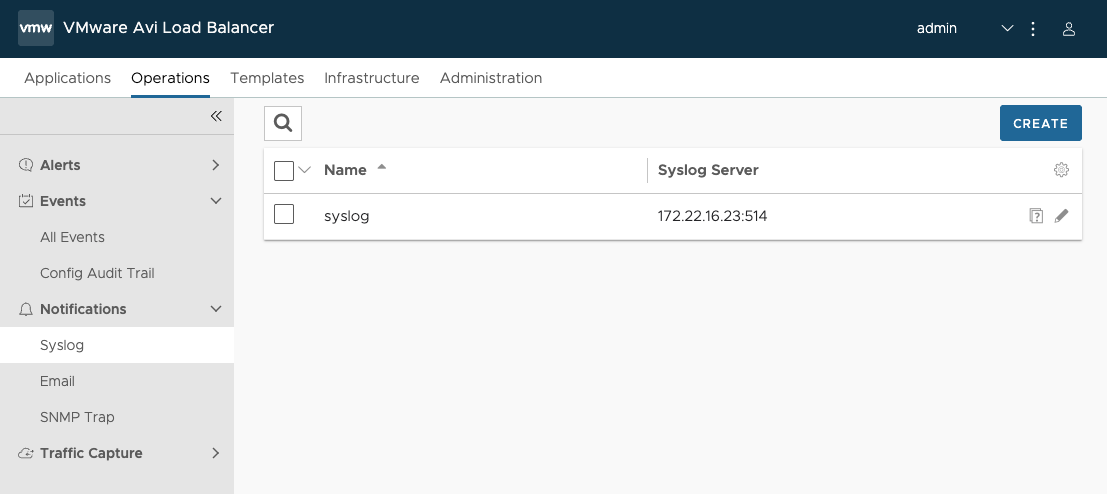 Syslog 연동 설정